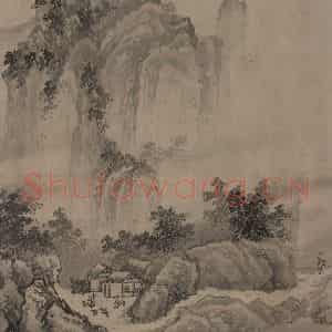 宋代 赵芾《江山万里图》国画山水作品图片鉴赏