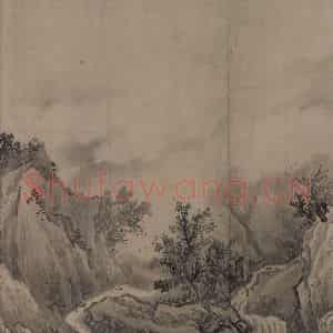 宋代 赵芾《江山万里图》国画山水作品图片鉴赏