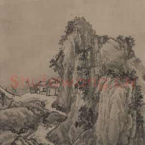 宋代 赵芾《江山万里图》国画山水作品图片鉴赏