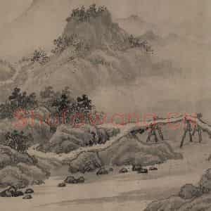 宋代 赵芾《江山万里图》国画山水作品图片鉴赏