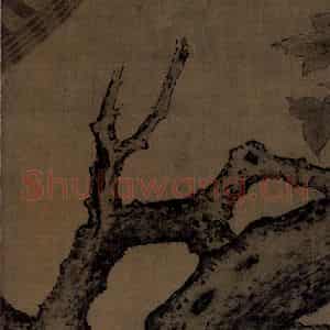 宋朝 李迪《枫鹰雉鸡图》国画花鸟作品图片鉴赏