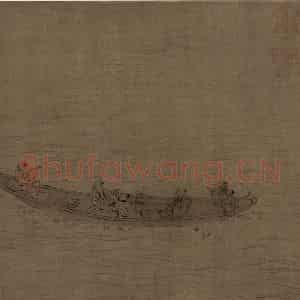 宋朝 马和之《后赤壁赋图》国画综合作品图片鉴赏
