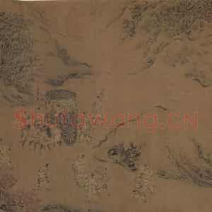 宋朝 马和之《小雅鹿鸣之什图》国画综合作品图片鉴赏