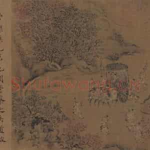 宋朝 马和之《小雅鹿鸣之什图》国画综合作品图片鉴赏