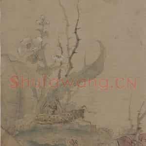 宋代 赵昌《写生蛱蝶图》国画花鸟工笔作品图片鉴赏