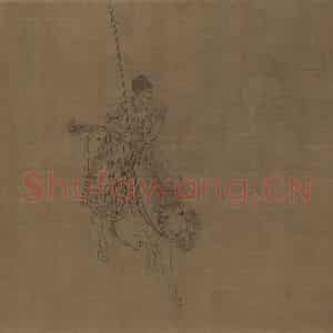 宋代 李公麟《西岳降灵图》国画人物工笔作品图片鉴赏