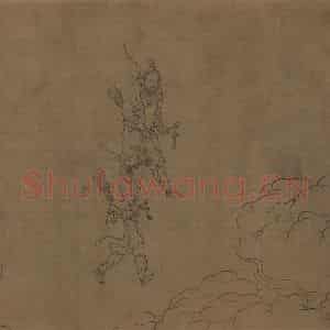 宋代 李公麟《西岳降灵图》国画人物工笔作品图片鉴赏