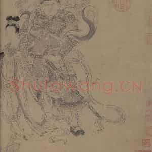 宋代 李公麟《维摩演教图》国画人物工笔作品图片鉴赏