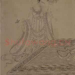 宋代 李公麟《维摩演教图》国画人物工笔作品图片鉴赏