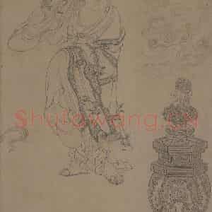 宋代 李公麟《维摩演教图》国画人物工笔作品图片鉴赏