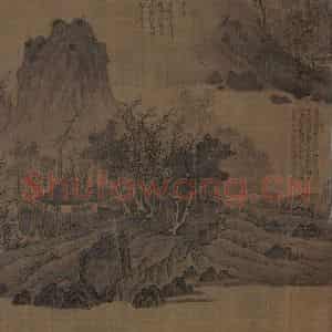 宋代 张先《十咏图》国画综合工笔作品图片鉴赏