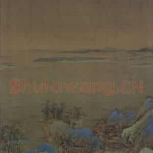 宋代 王希孟《千里江山图》国画山水作品图片鉴赏