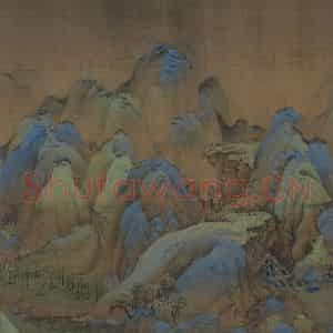 宋代 王希孟《千里江山图》国画山水作品图片鉴赏
