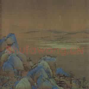 宋代 王希孟《千里江山图》国画山水作品图片鉴赏