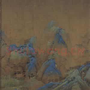 宋代 王希孟《千里江山图》国画山水作品图片鉴赏