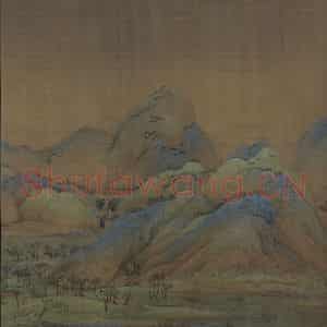 宋代 王希孟《千里江山图》国画山水作品图片鉴赏