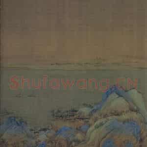 宋代 王希孟《千里江山图》国画山水作品图片鉴赏