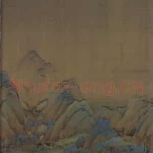 宋代 王希孟《千里江山图》国画山水作品图片鉴赏