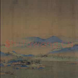 宋代 王希孟《千里江山图》国画山水作品图片鉴赏