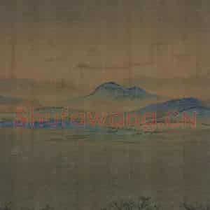 宋代 王希孟《千里江山图》国画山水作品图片鉴赏