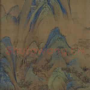 宋代 王希孟《千里江山图》国画山水作品图片鉴赏