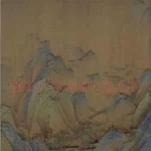 宋代 王希孟《千里江山图》国画山水作品图片鉴赏