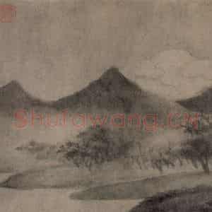 宋代 米友仁《潇湘奇观图》国画山水作品图片鉴赏