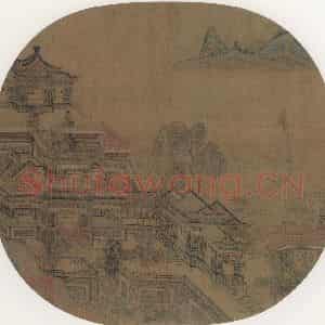 宋代《江山殿阁》国画综合作品图片鉴赏