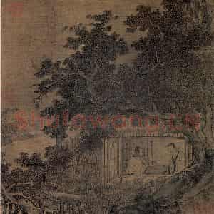 宋代《秋堂客话》国画综合作品图片鉴赏