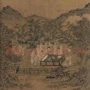 宋代《南唐文会》国画综合作品图片鉴赏