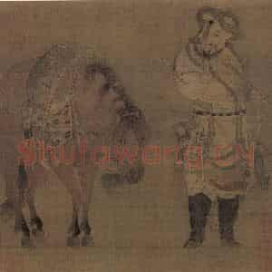 宋代《骑士猎归》国画人物作品图片鉴赏