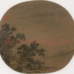 宋代《山水》国画山水作品图片鉴赏