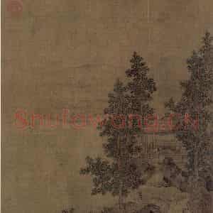 宋代《水阁风凉》国画综合作品图片鉴赏
