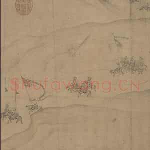 辽代 陈及之《便桥会盟图》国画综合作品图片鉴赏