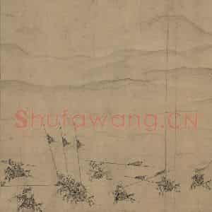 辽代 陈及之《便桥会盟图》国画综合作品图片鉴赏