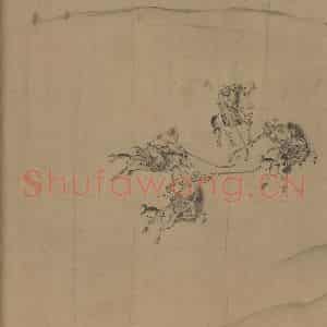 辽代 陈及之《便桥会盟图》国画综合作品图片鉴赏