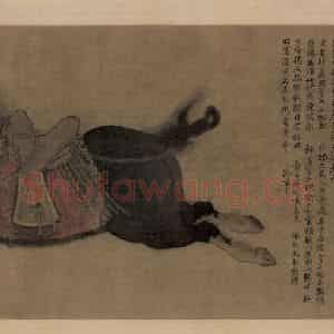 金代 赵霖《昭陵六骏图》国画综合作品图片鉴赏
