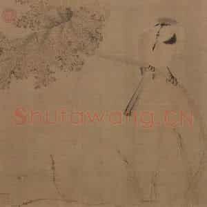 宋朝《鹡鸰荷叶图》国画花鸟作品图片鉴赏