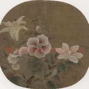 宋朝《夏卉骈芳图》国画花鸟作品图片鉴赏