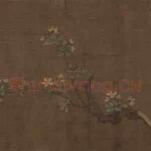 宋朝《折枝花卉图》国画花鸟作品图片鉴赏