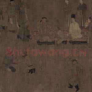 辽代 胡瑰《卓歇图》国画综合作品图片鉴赏