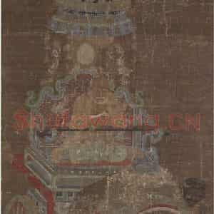 宋代《普贤菩萨图》国画综合作品图片鉴赏