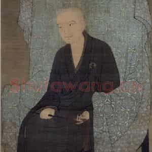 宋代《南山大师像》国画人物作品图片鉴赏