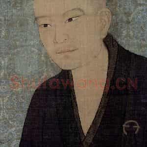 宋代《南山大师像》国画人物作品图片鉴赏