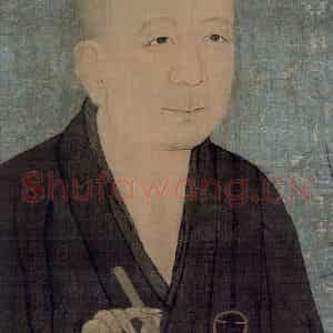 宋代《灵芝大师像》国画人物作品图片鉴赏