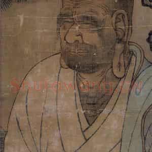 宋代《第十五尊者-阿氏多尊者图》国画综合作品图片鉴赏