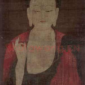 宋代《阿弥陀如来像》国画人物作品图片鉴赏