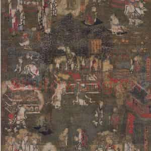 宋代《八相涅盘图》国画综合作品图片鉴赏