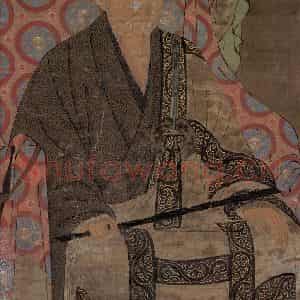 宋代《圆尔弁圆像》国画人物作品图片鉴赏