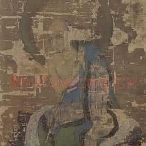 宋代 赵璚《第三尊者-迦诺迦跋厘堕阇尊者图》国画综合作品图片鉴赏